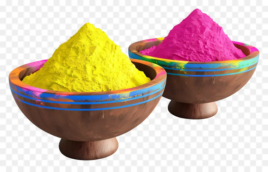 Fond De Holi，Poudres Colorées PNG