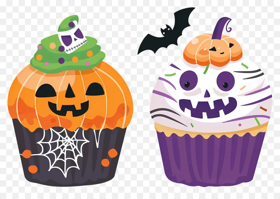 Petits Gâteaux D'halloween，Citrouille PNG