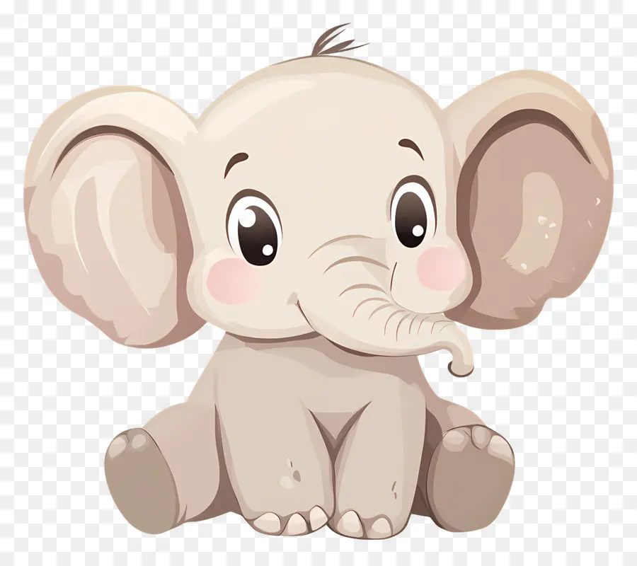 Bébé éléphant，Éléphant Mignon PNG