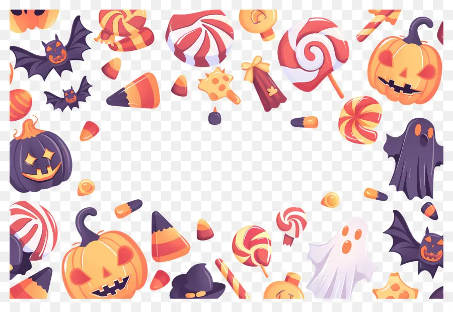 Fond D'halloween，Décorations D'halloween PNG