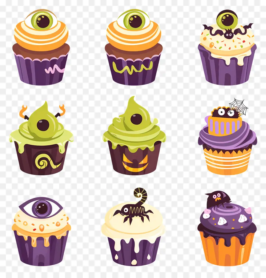 Petits Gâteaux D'halloween，Globe Oculaire PNG