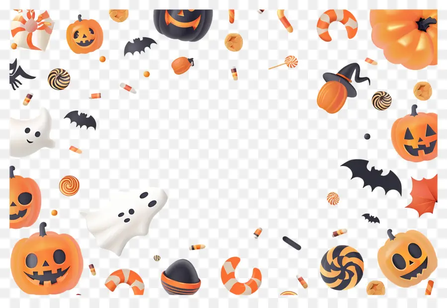 Fond D'halloween，Décorations D'halloween PNG