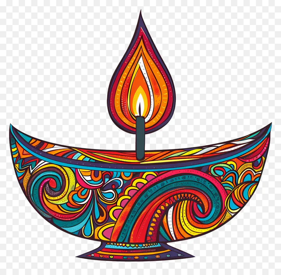 Diwali Diya，Diya Complexe PNG