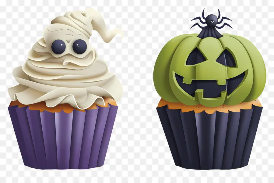 Petits Gâteaux D'halloween，Fantôme PNG