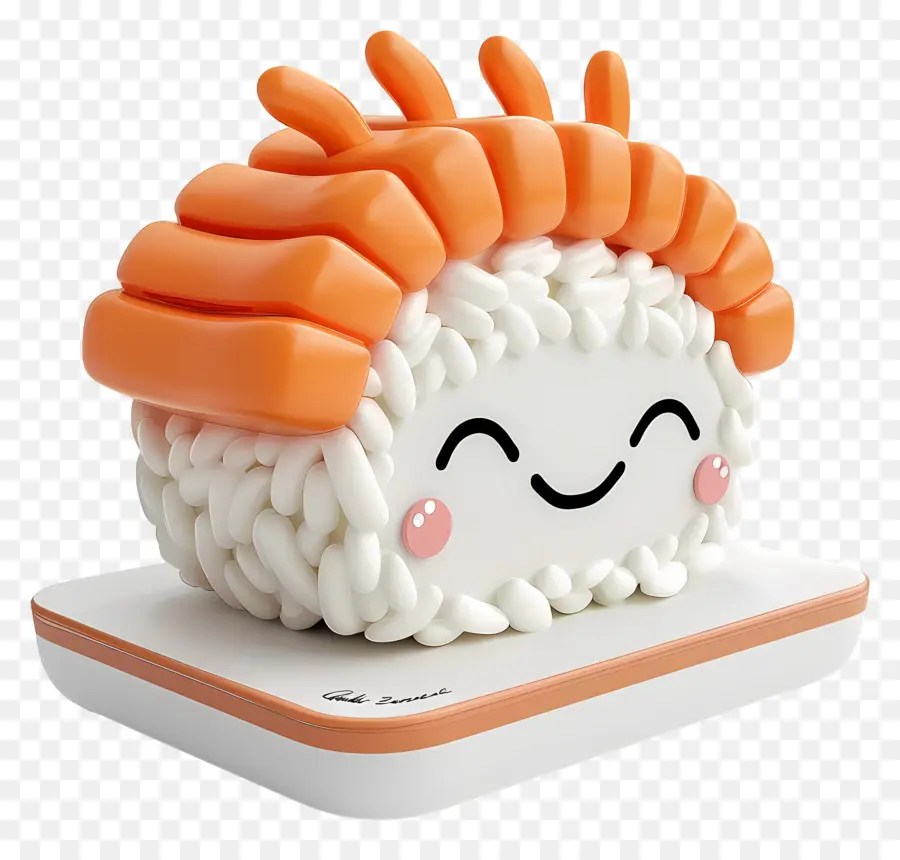 Sushis De Dessin Animé，Sushis Mignons PNG