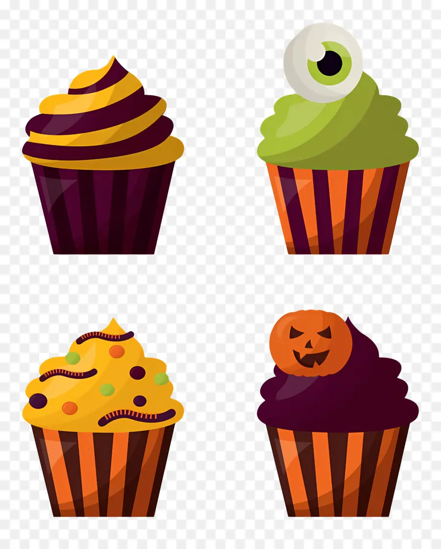 Petits Gâteaux D'halloween，Dessert PNG