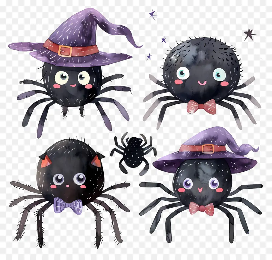 Araignées D'halloween，Araignées Effrayantes PNG