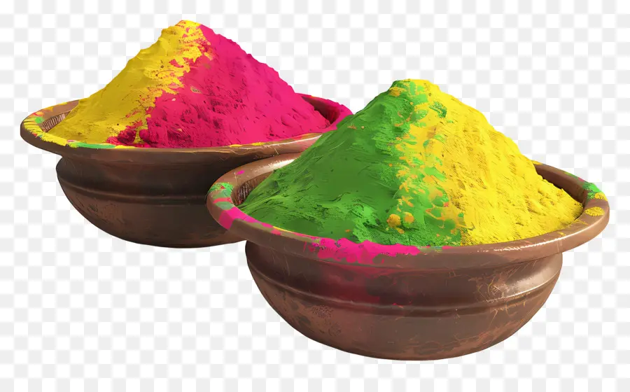 Fond De Holi，Poudre Colorée PNG