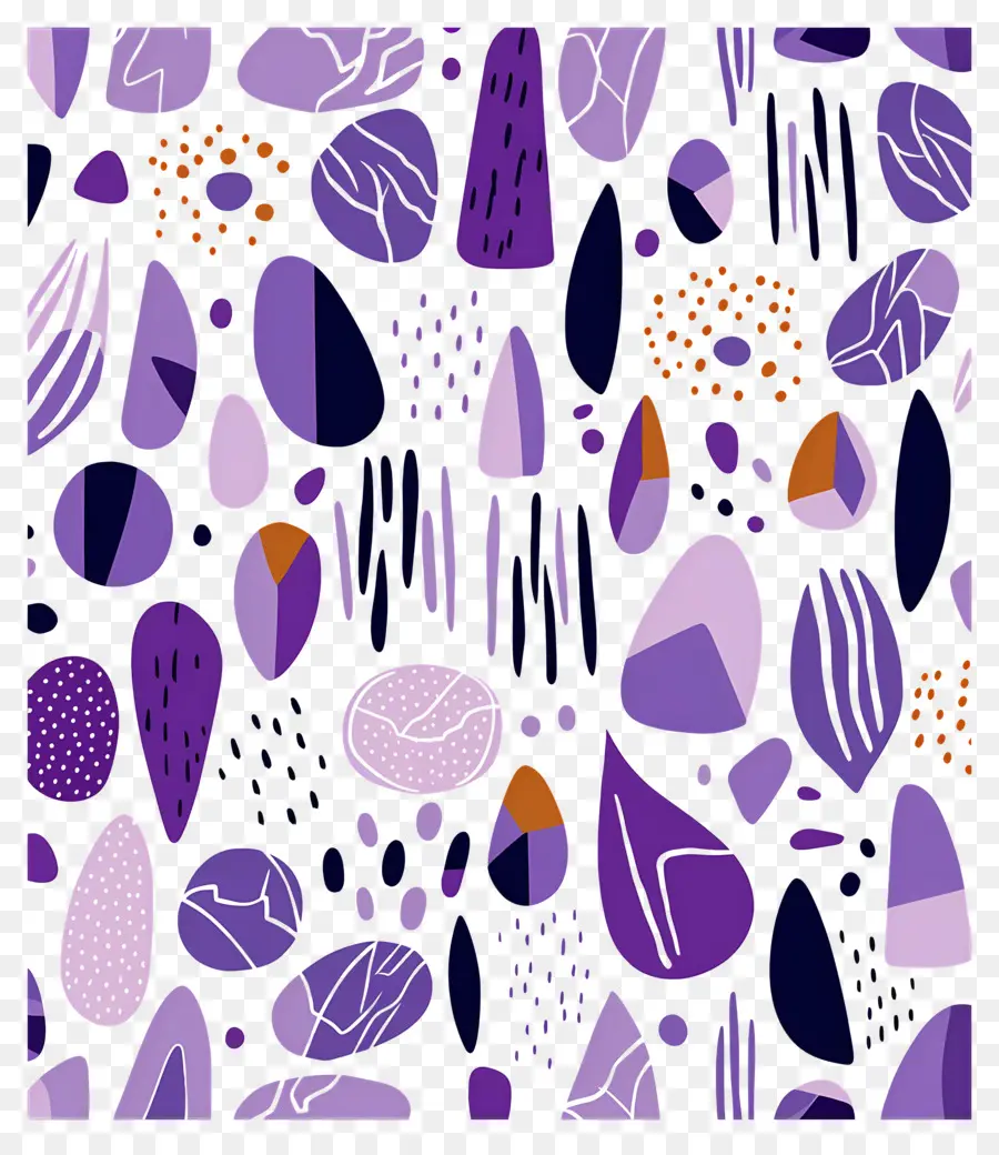 Fonds Abstraits，Formes Violettes Abstraites PNG