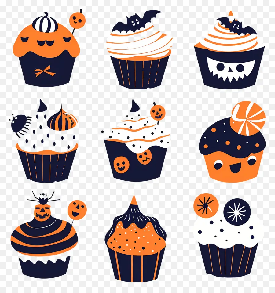 Petits Gâteaux D'halloween，Dessert PNG