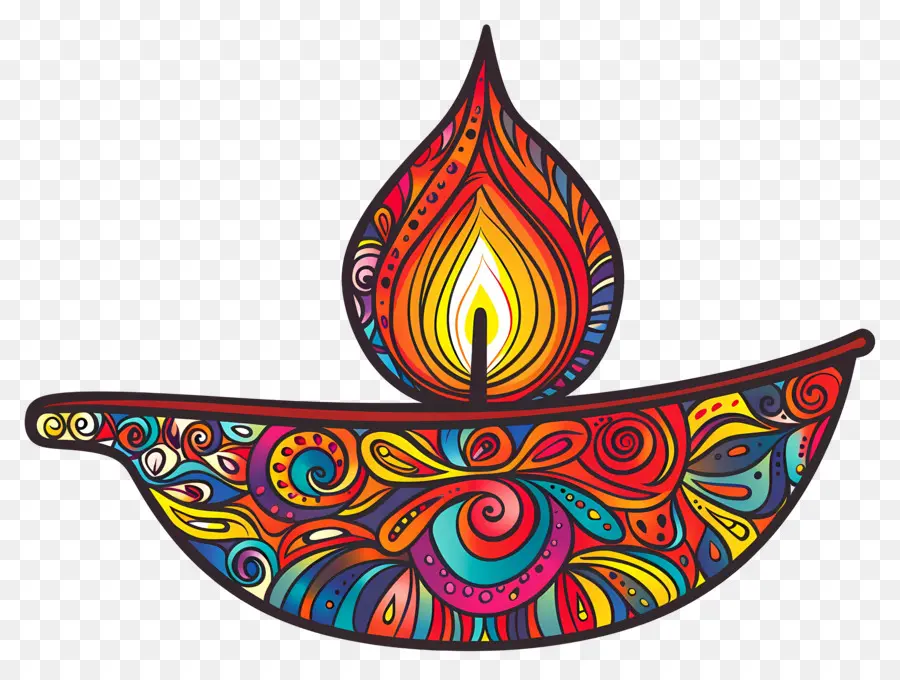 Diwali Diya，Diya Complexe PNG