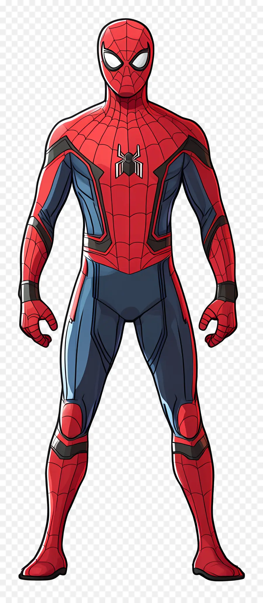 Spiderman Debout，Croquis De Spider Man PNG