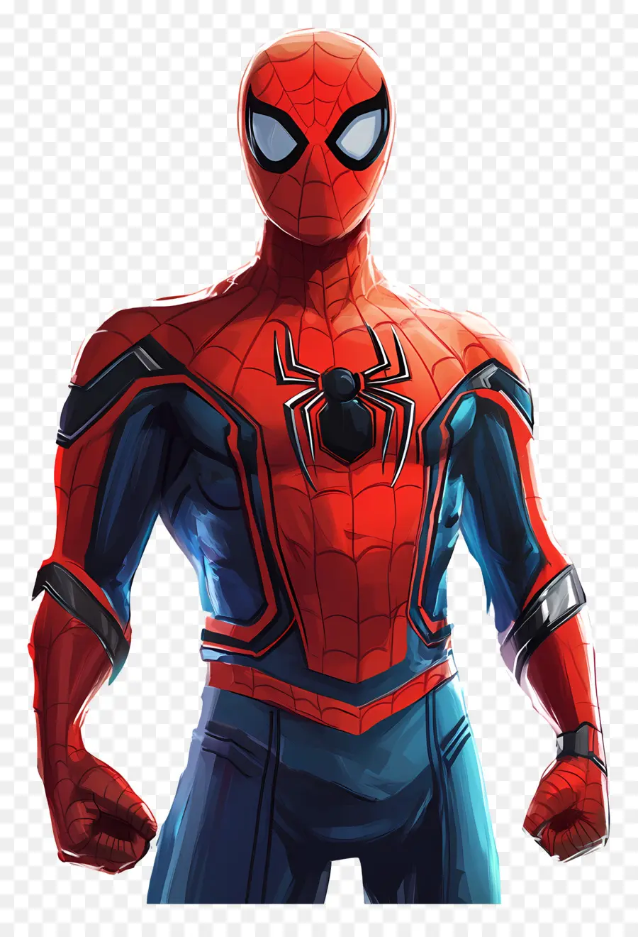 Spiderman Debout，Dessin Animé Spider Man PNG