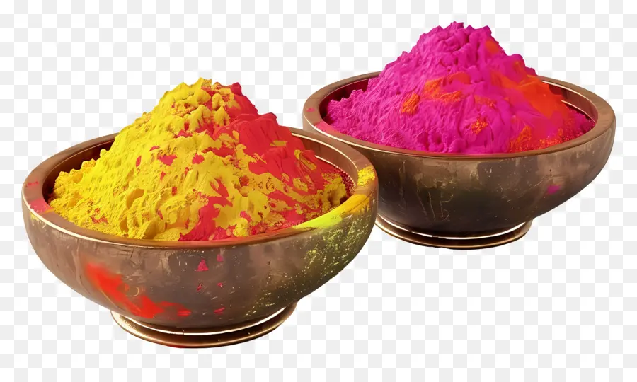 Fond De Holi，Poudre Colorée PNG