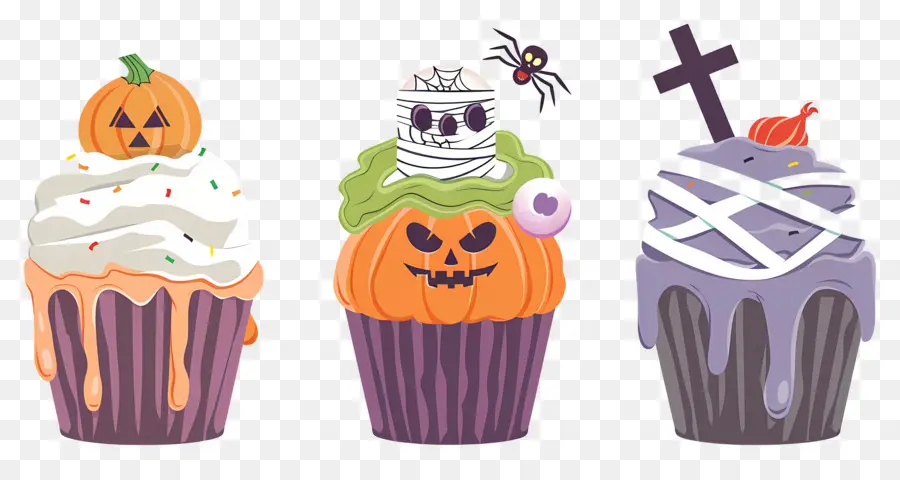 Petits Gâteaux D'halloween，Araignée PNG