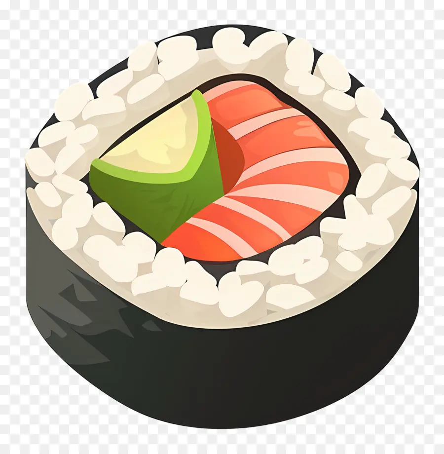 Rouleau De Sushi，Morceau De Sushi PNG