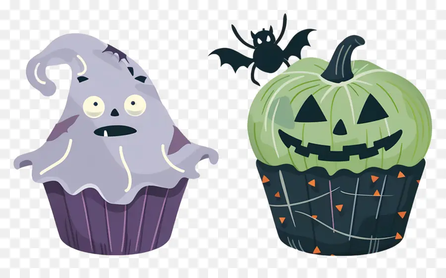 Petits Gâteaux D'halloween，Citrouille PNG