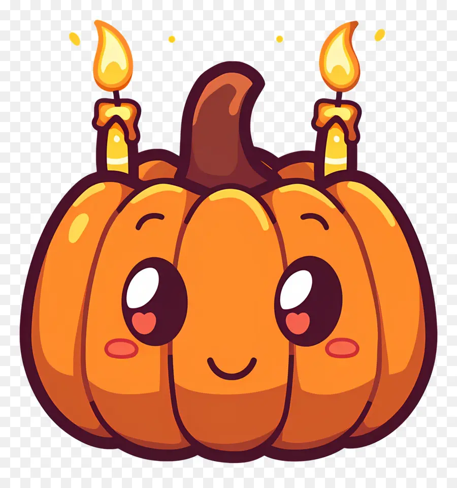 Bougies D'halloween，Citrouille PNG