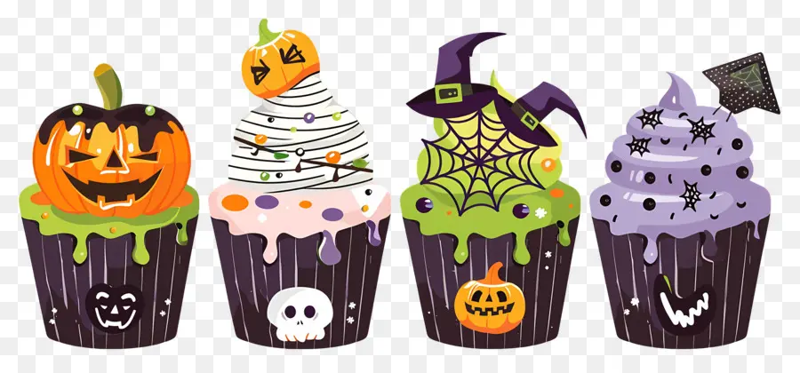 Petits Gâteaux D'halloween，Araignée PNG