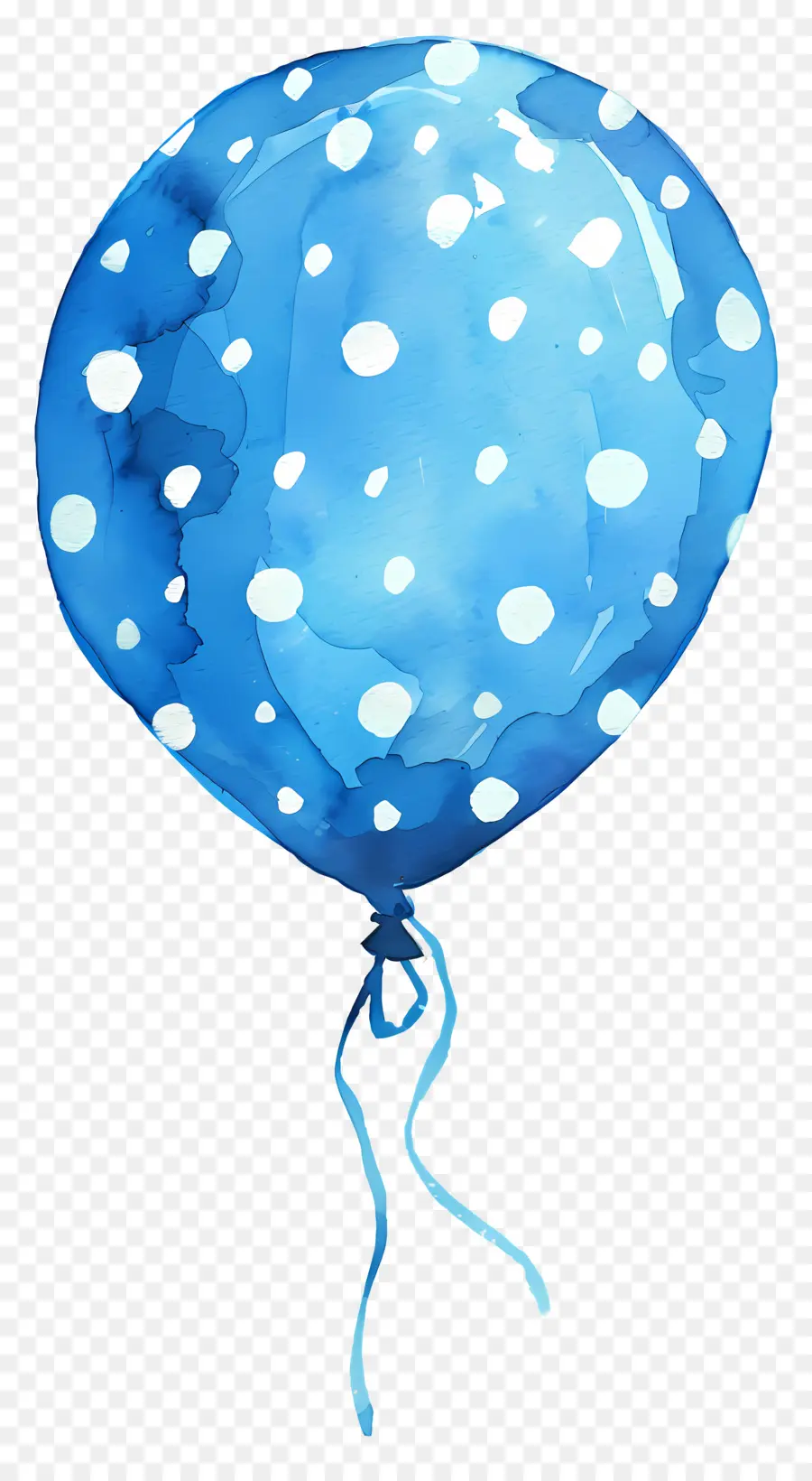 Ballon Unique，Ballon Bleu PNG