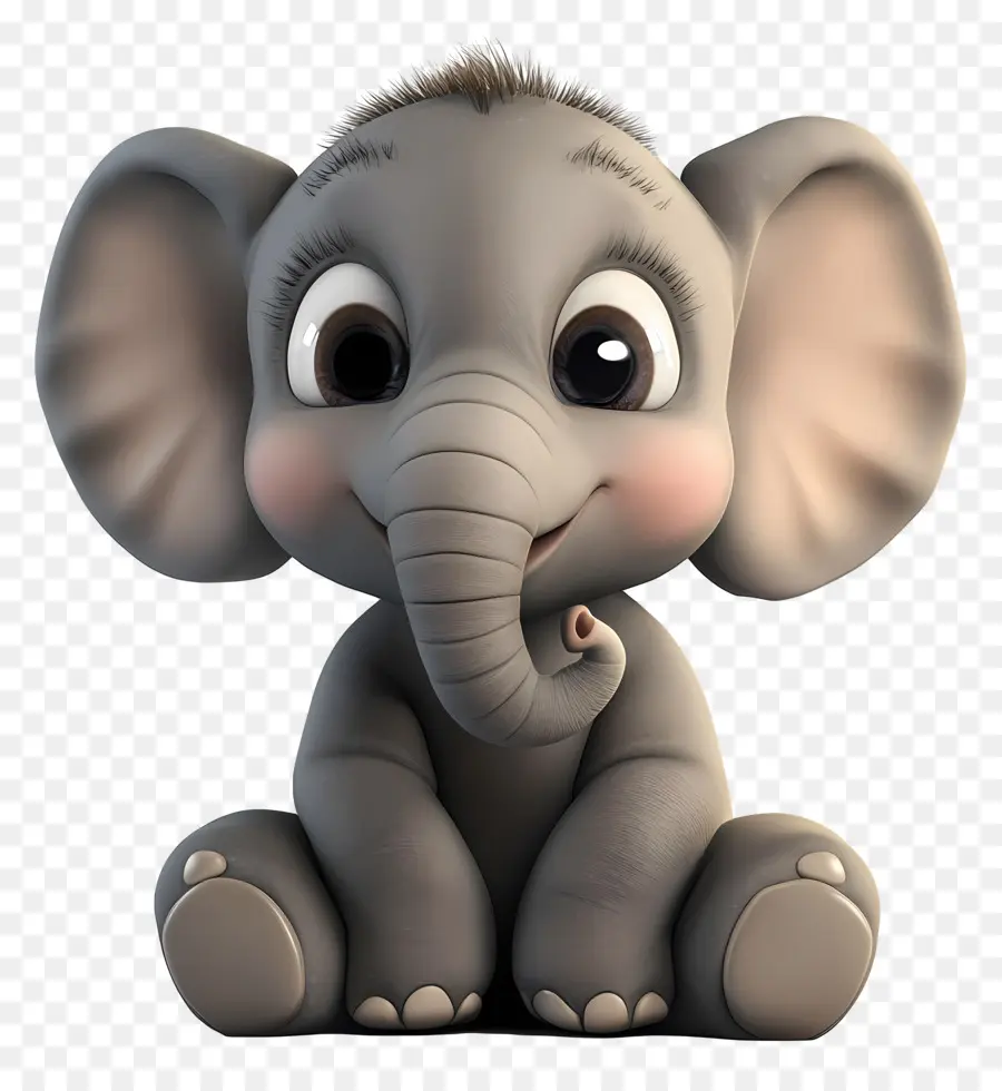 Bébé éléphant，Éléphant Mignon PNG