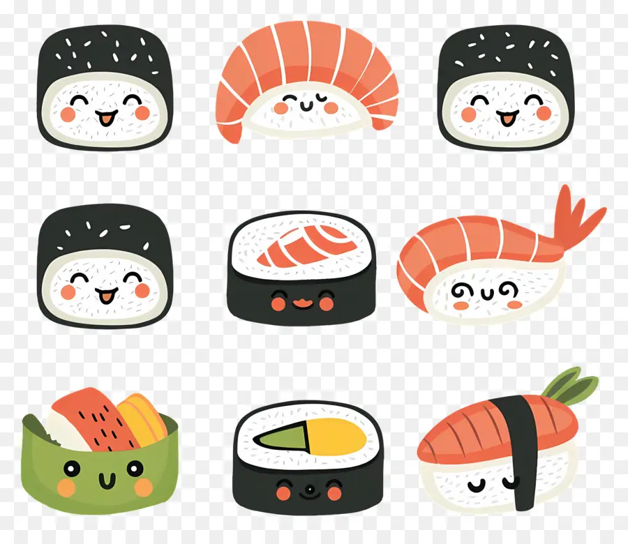 Sushis Mignons，Sushis PNG