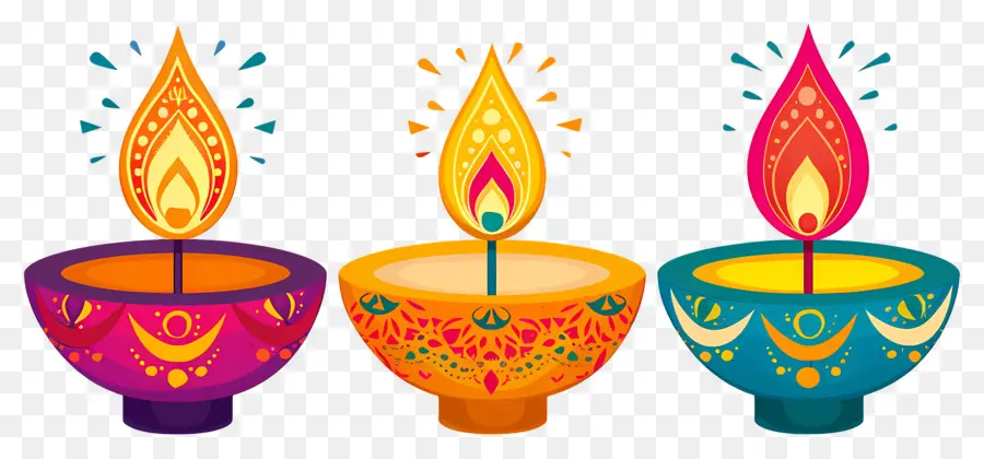 Bougie De Diwali，Diya Traditionnelle PNG