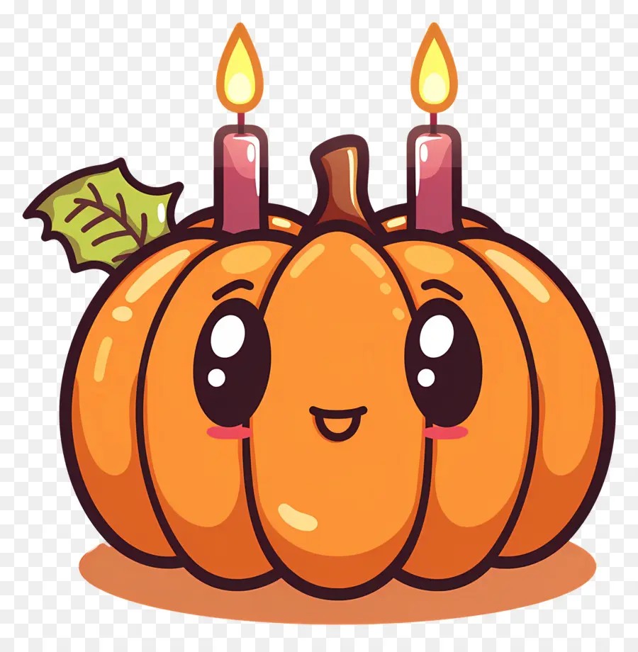 Bougies D'halloween，Citrouille PNG