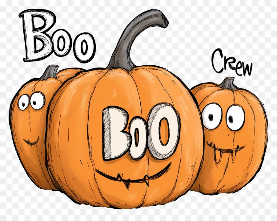 L'équipage De Boo，Citrouilles PNG