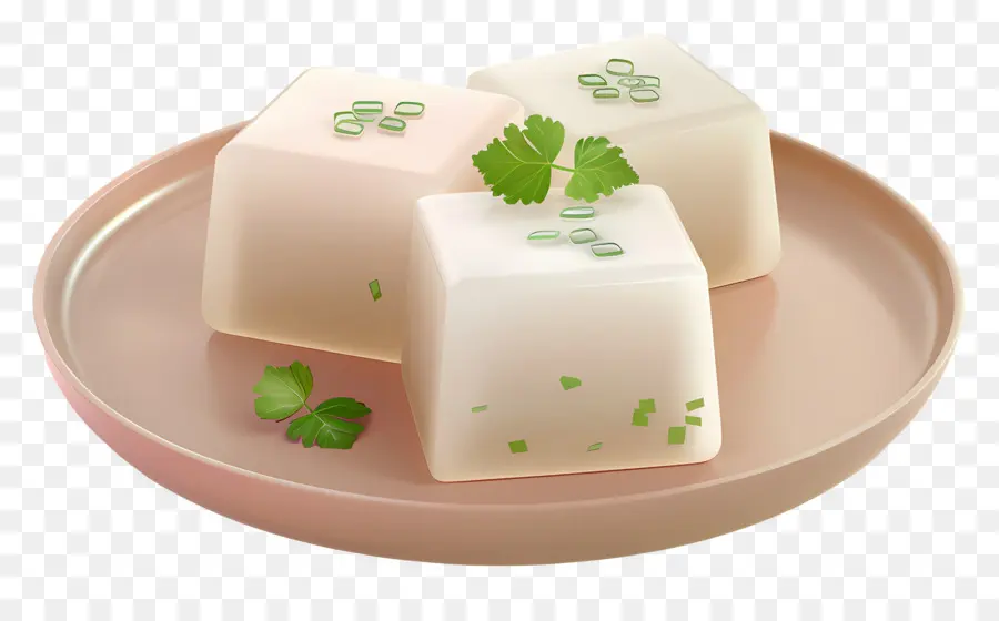 Cuisine Africaine，Cubes De Tofu PNG