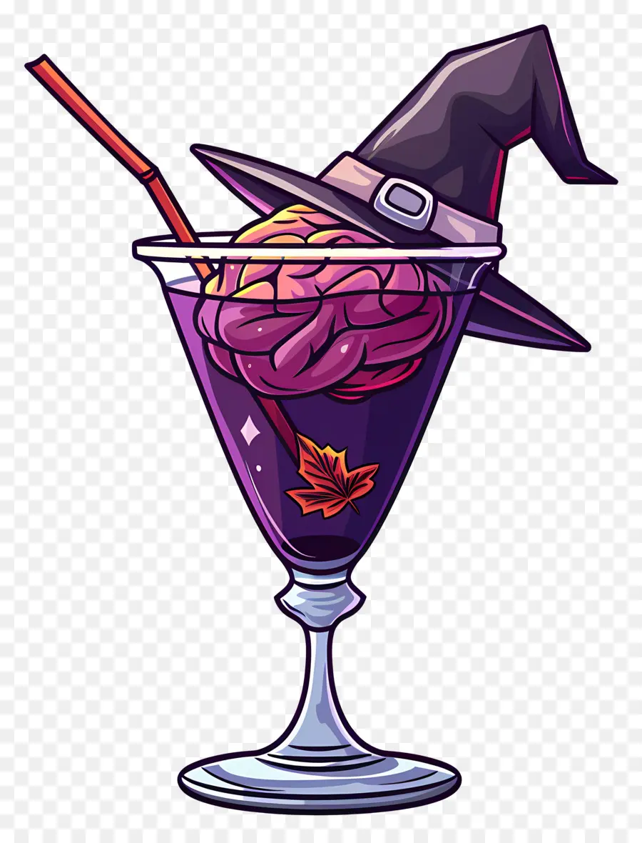 Cocktail D'halloween，Bière De Sorcière PNG