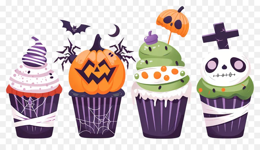 Petits Gâteaux D'halloween，Araignée PNG