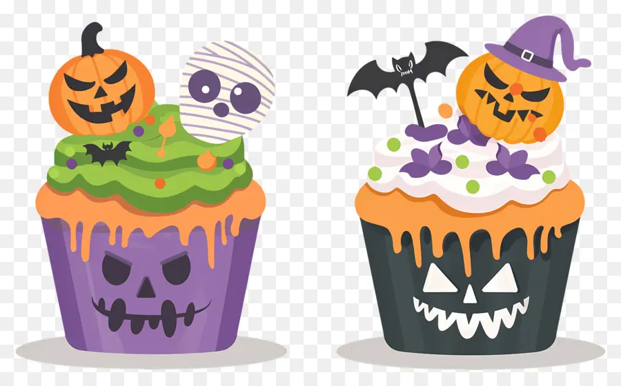 Petits Gâteaux D'halloween，Citrouille PNG