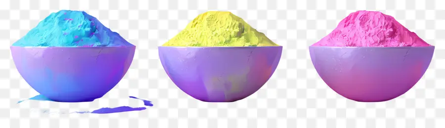 Fond De Holi，Poudres Colorées PNG