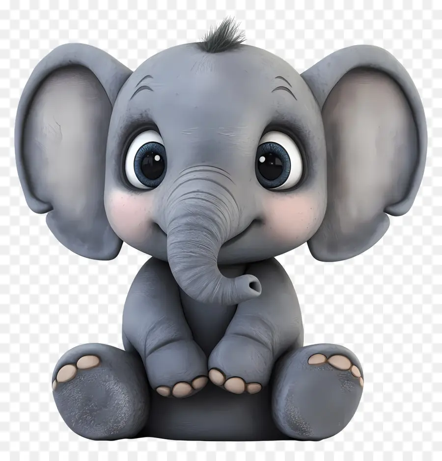 Bébé éléphant，Éléphant Mignon PNG