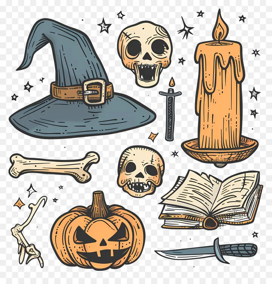 Fond D'halloween，Collection D'halloween PNG