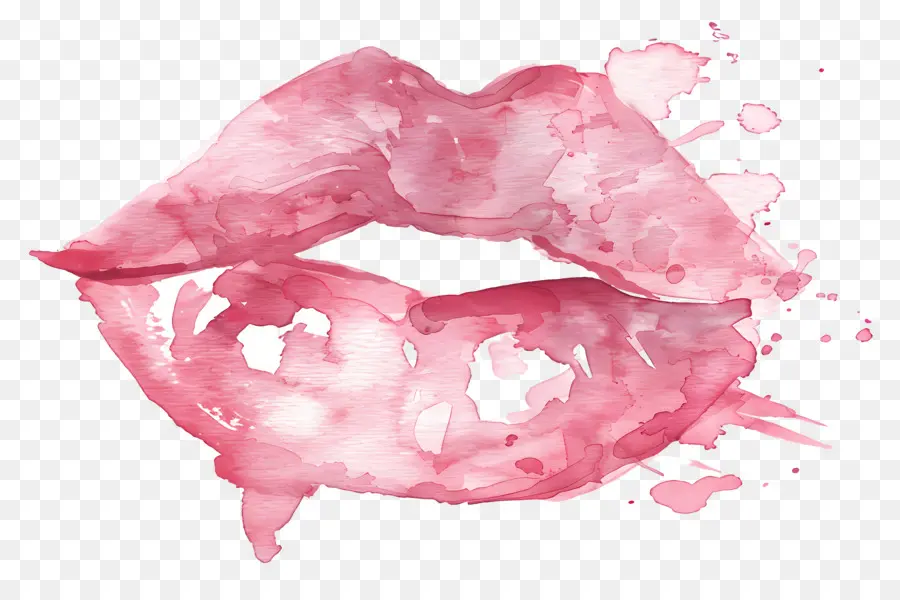 Tache De Baiser，Lèvres Roses PNG