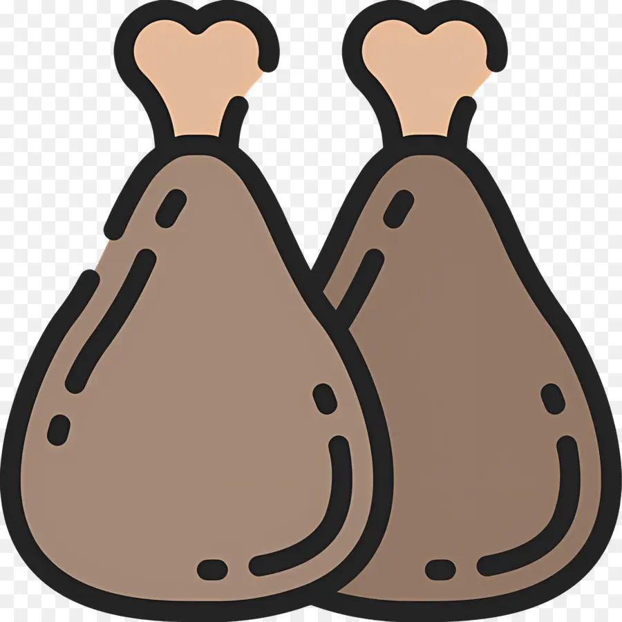 Nourriture Pour Poulet，Pilons Marron PNG