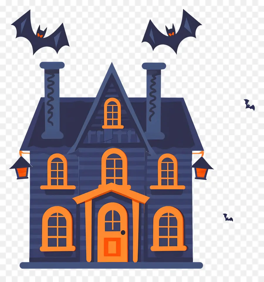 Maison D'halloween，Maison Sombre PNG