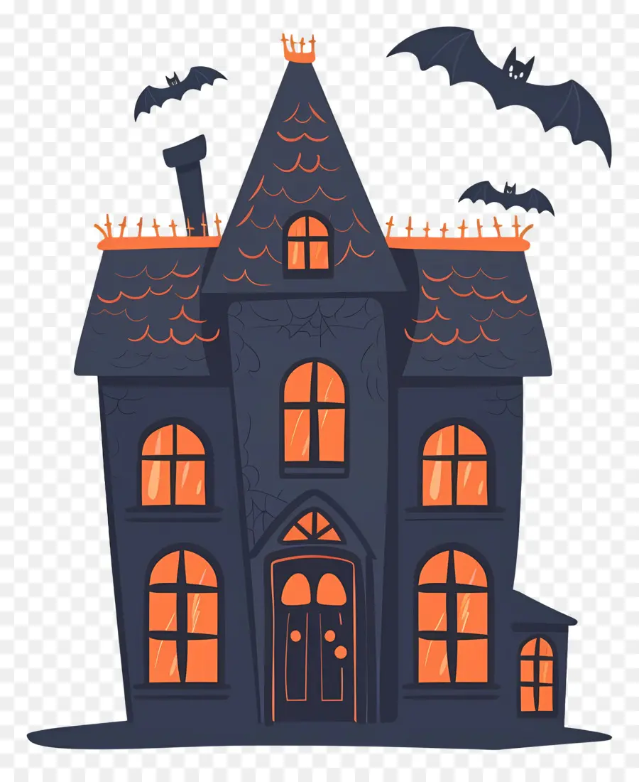 Maison D'halloween，Maison Sombre PNG