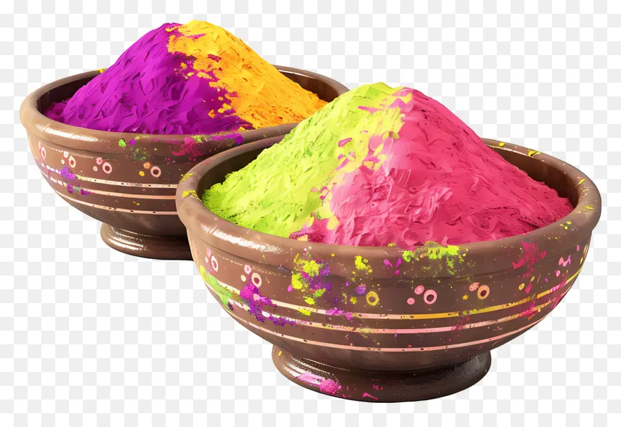 Fond De Holi，Poudre Colorée PNG