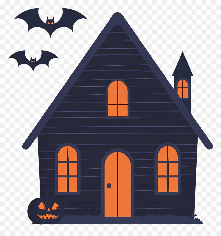 Maison D'halloween，Maison Sombre PNG