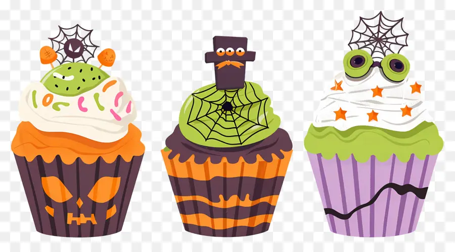 Petits Gâteaux D'halloween，Araignée PNG