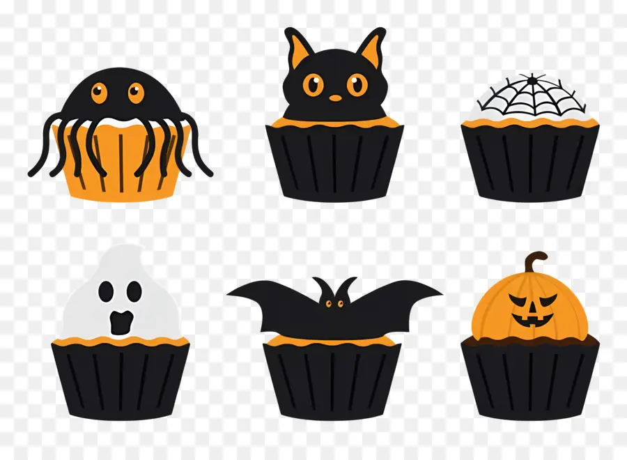 Petits Gâteaux D'halloween，Chat PNG