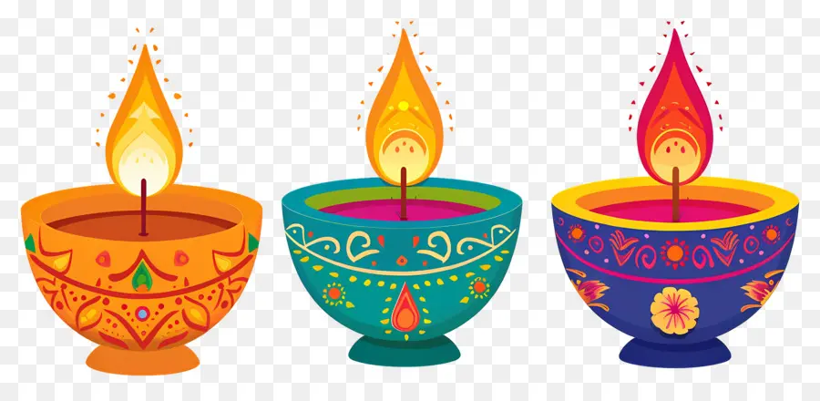 Bougie De Diwali，Diya Traditionnelle PNG