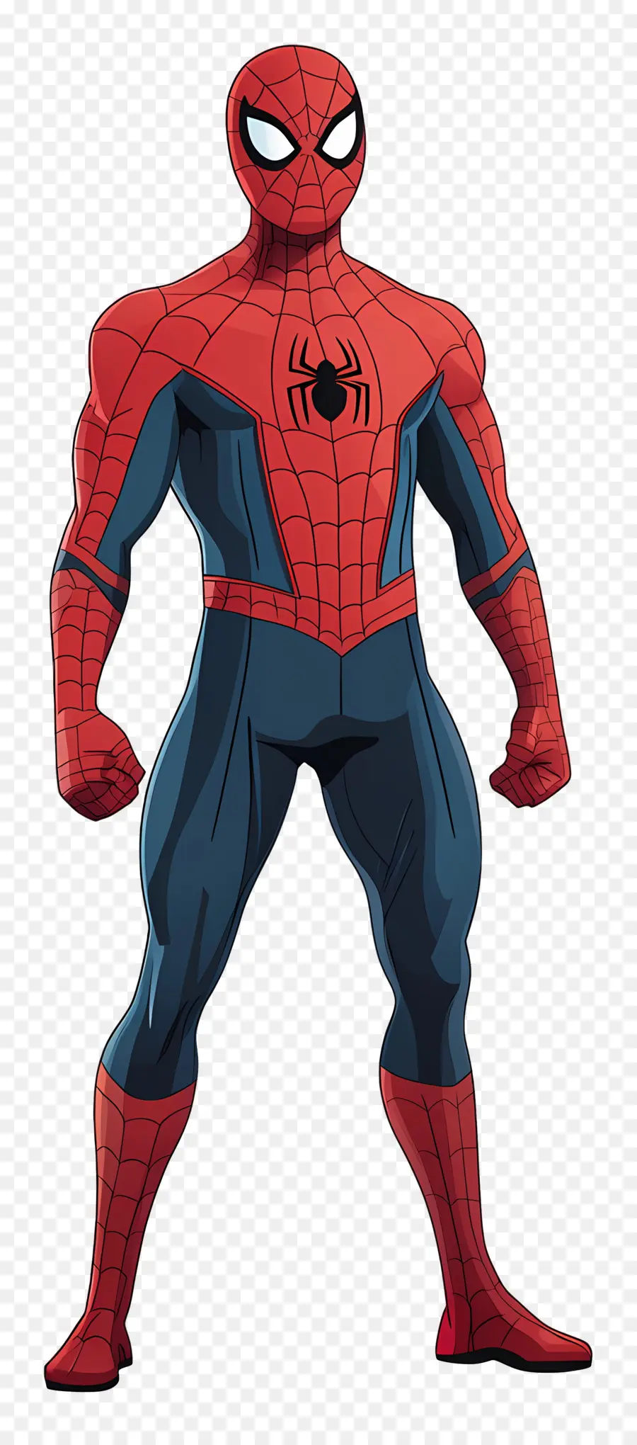 Spiderman Debout，Dessin Animé Spider Man PNG