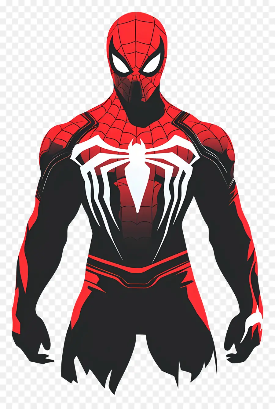 Spiderman Debout，Spider Man Assis PNG