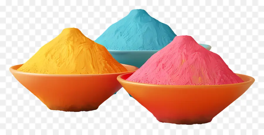 Fond De Holi，Poudres Colorées PNG