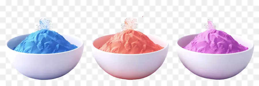 Fond De Holi，Poudres Colorées PNG