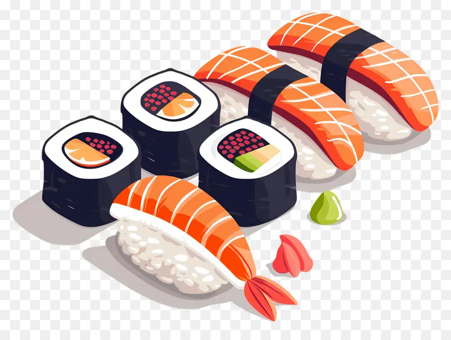 Journée Internationale Du Sushi，Rouleaux De Sushi PNG